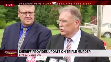 Full Sheriff Mike Taylor Press Conference After Pittsylvania County Triple Murder