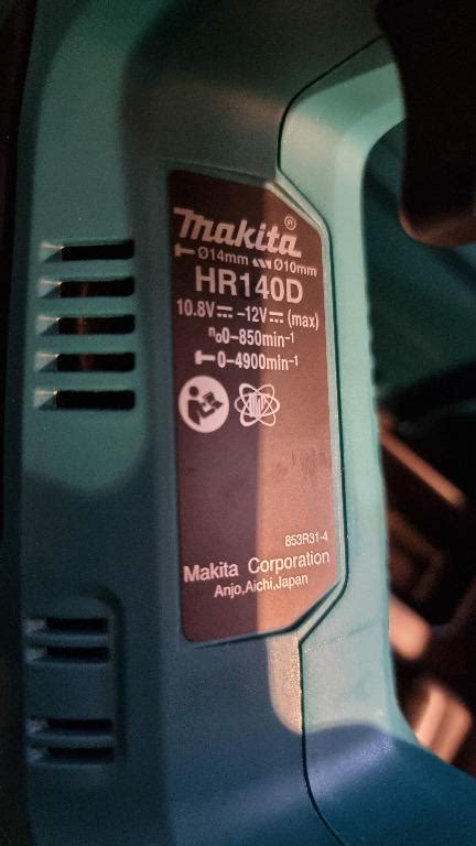 Makita Hr D V Max Cxt Cordless Sds Hammer Drill Sds Drills