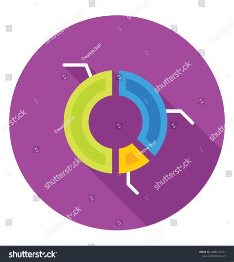 Infographic Circular Diagram Data Analysis เวกเตอร์สต็อก ปลอดค่าลิขสิทธิ์ 1046620231