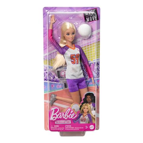 Boneca Barbie Profissões Jogadora de Vôlei Mattel Fátima Criança