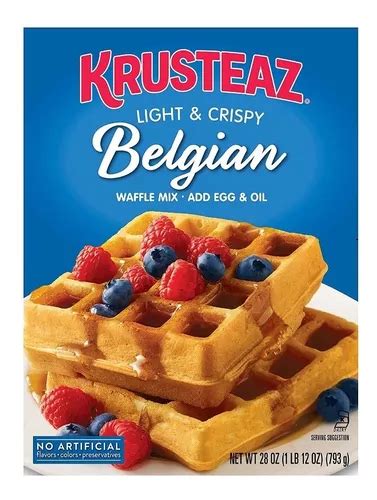 Krusteaz Harina Para Preparar Waffles Estilo Belga G Meses Sin