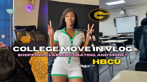 Move In Day Vlog Hbcu College Edition Junior Year First Week Of