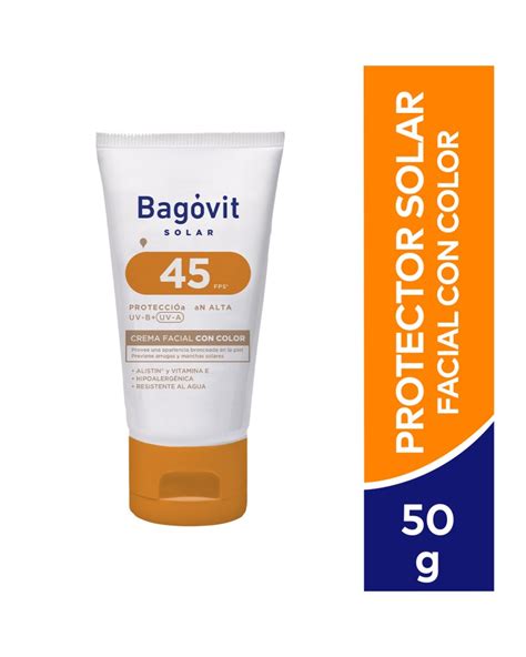 Bagóvit Solar Facial Fps45 Crema Con Color X 50g