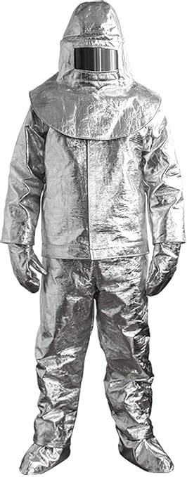 Pusaman Aluminum Foil Fireproof Suit Degree Heat Resistant