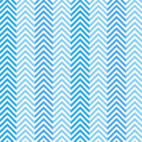 Zig Zag Chevron Abstract Herringbone Seamless Pattern Modern Blue