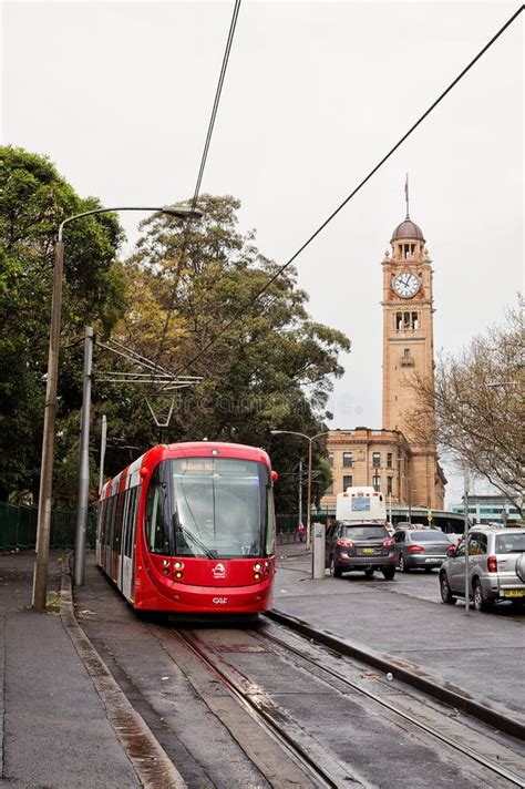 Sydney Tram Editorial Photo Image Of South Driver Buildings 44314461