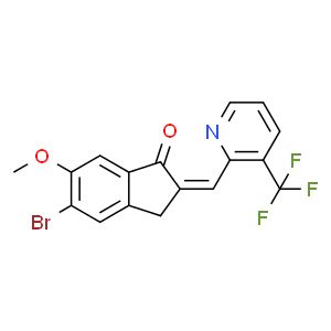 Bromo Methoxy Trifluoromethyl Pyridin Ylmethylene Indan