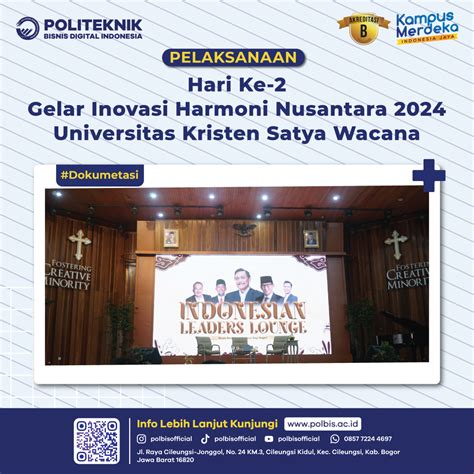 Pelaksanaan Hari Ke Gelar Inovasi Harmoni Nusantara