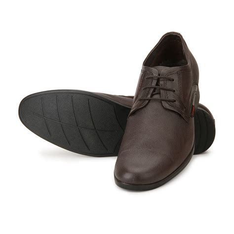 buy red chief brown men derby formal leather shoes rc