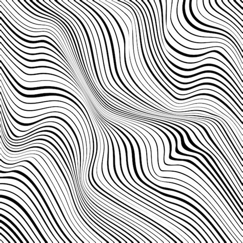 Free Vector Abstract Warped Striped Background