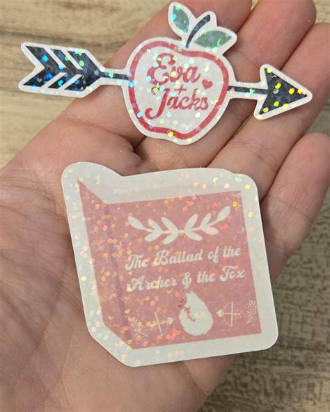 Once Upon A Broken Heart Stickers Ouab Ballad Of The Archer And The