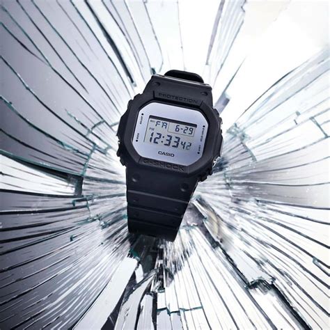 G Shock Dw Bbma Metallic Mirror Face Model With Black Grey