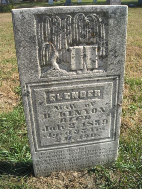 Elender Armstrong Kinyon 1824 1859 Find A Grave Memorial