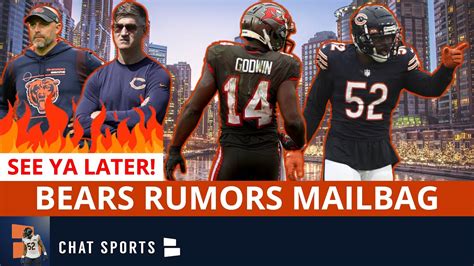 Bears Rumors Sign Chris Godwin Fire Ted Phillips Matt Nagy Ryan