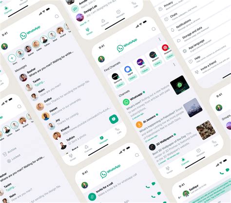 Whatsapp Uiux Redesign Instant Messaging App Behance