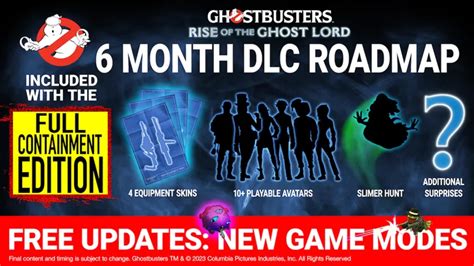 Se Revela La Hoja De Ruta Del Dlc De Ghostbusters Rise Of The Ghost