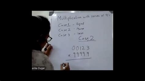 Vedic Math Multiplication Series With 9s Youtube