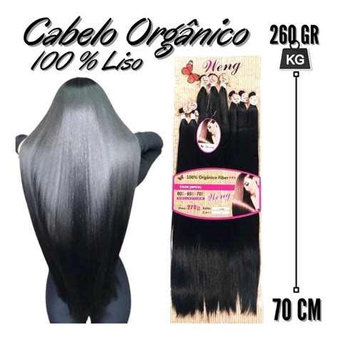 Weng F1986 Cabelo Orgânico Tela Liso 70cm 260g Melhor Qualidade