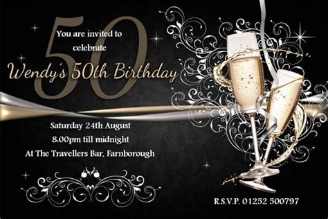 50+ 50th Birthday Invitation Templates in PSD | PDF | Illustrator ...