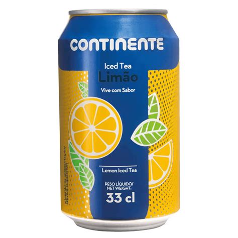 Ice Tea Limão CONTINENTE Nutripédia