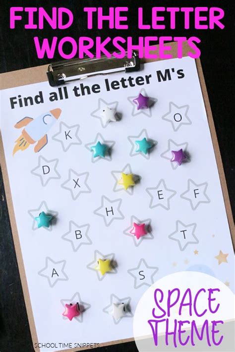 FREE Find the Letter Worksheets | School Time Snippets - Worksheets Library