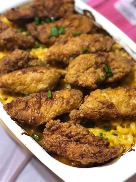 Cajun Mac And Cheese With Crispy Hennessy Glazed Fried Chicken Just Cook Well