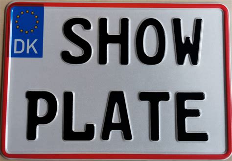 Showplate C Danish Showplate Mc Plate Original Size X Mm