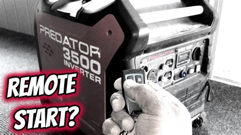 Remote Start For Your Harbor Freight Predator 3500 Inverter Generator