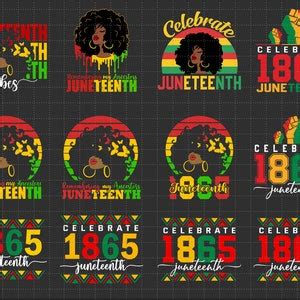 Juneteenth Svg Bundle Freedom Day Blm Svg Black History Svg African