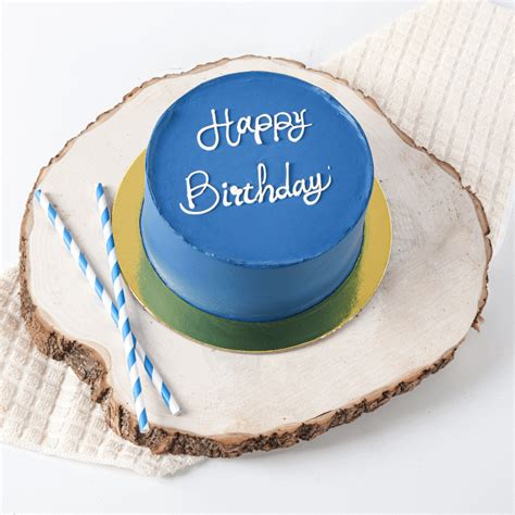 Blue Birthday Cake for Birthday Celebration from Just 65 AED