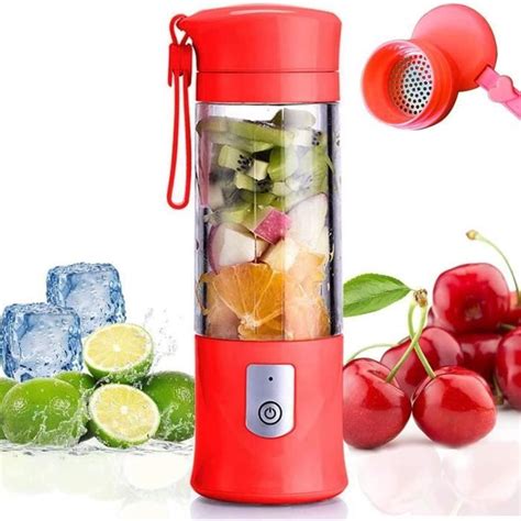 Portable Mixeur Des Fruits Rechargeable Usb Mini Blender Pour Smoothie