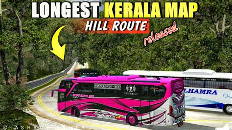 New Kerala Longest Map Mod🤩hill Map🗾map Mod😯bussid Map Mod Bussidmod