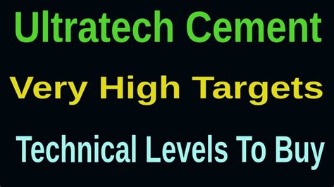 Ultratech Cement Share Latest News Ultratech Cement Stock Analysis