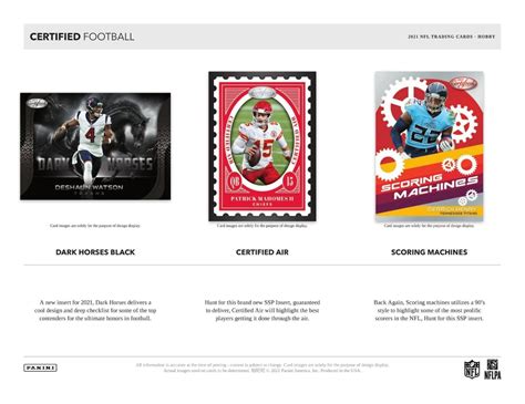 Panini Certified Football Hobby Box Breakaway Sports Cards