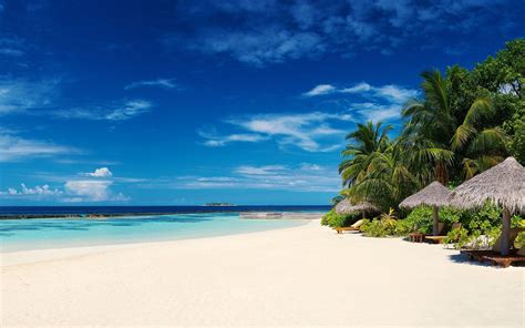 Landscape White Sea Bay Nature Shore Sand Clouds Beach Coast