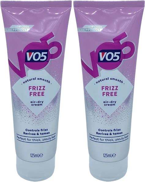 Vo5 Frizz Free Air Dry Cream Controls Frizz Revives And Tames Pack Of