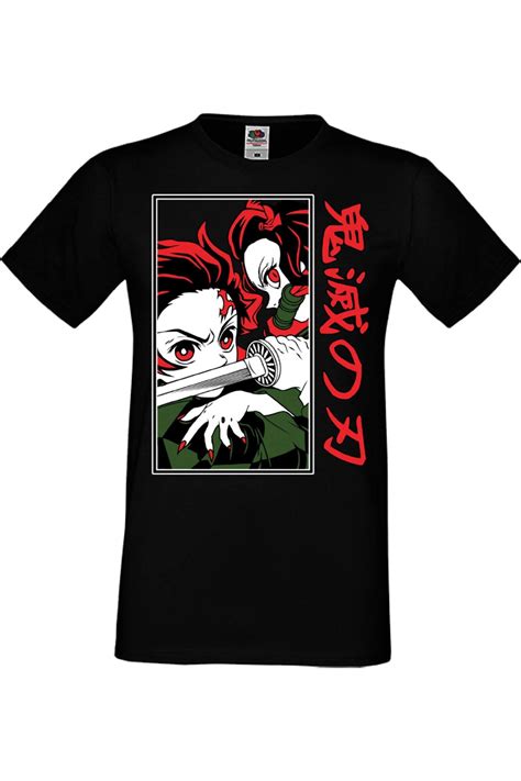 Tricou Barbati Manga Anime Heroes Tralala Demon Slayer Tanjiro Nezuko