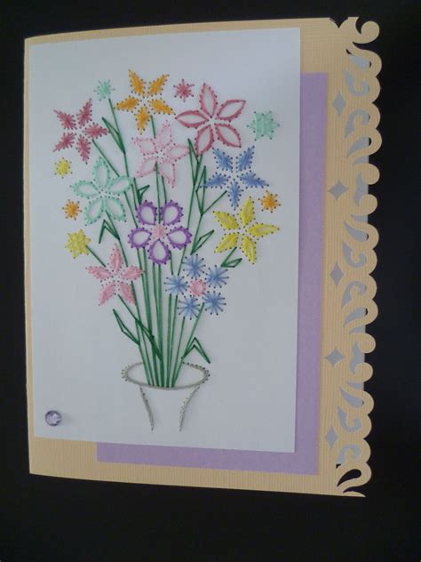 S D Card Crafts More Prick And Stitch Cards D Embroidery Cards