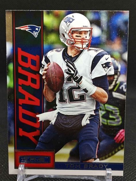 Tom Brady 2013 Panini Rookies And Stars New England Patriots Ebay