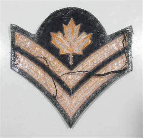 Rcac Royal Canadian Air Cadets Corporal 3 34 X 4 Fabric Military In