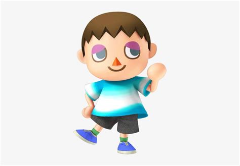 Super Smash Bros Animal Crossing Villager Boy Free Transparent Png