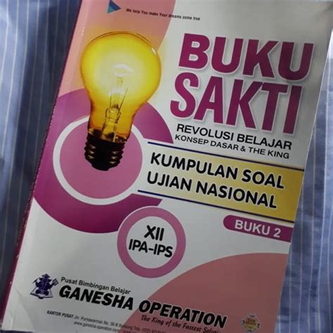 BUKU SAKTI GANESHA OPERATION Kumpulan Soal UN SMA Buku Alat Tulis