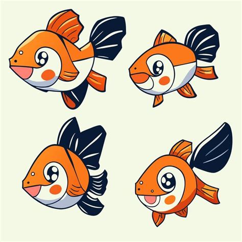 Premium Vector Tropical Fish Vector Art Isolated Set