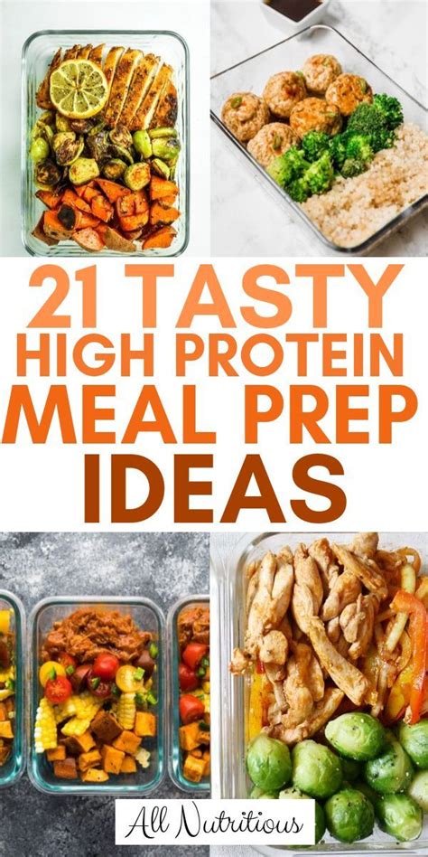 21 Delicious High Protein Meal Prep Recipes Artofit