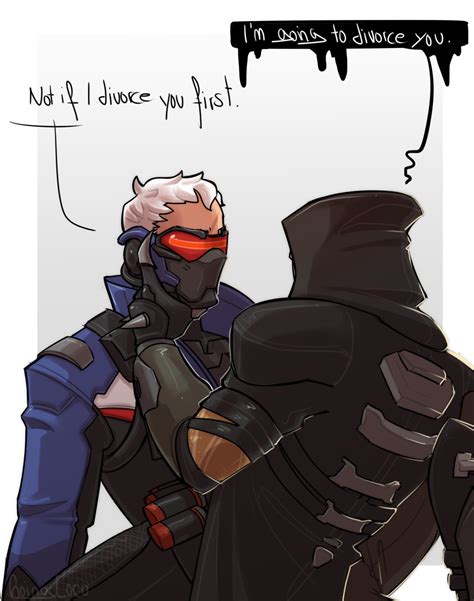 Soldier 76 Reaper Overwatch Comic Overwatch Overwatch Funny