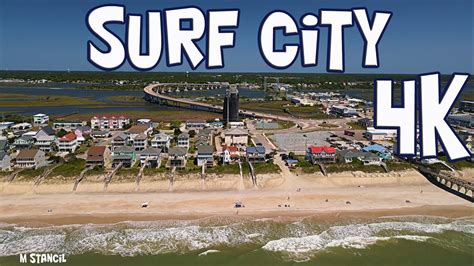 Surf City Nc K Dji Mavic Air Drone Footage Beautiful Town On