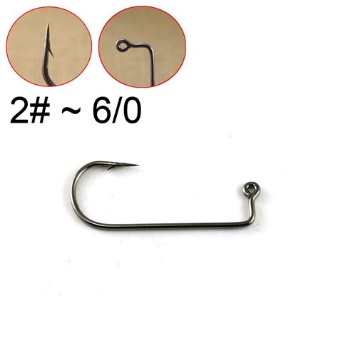 Pcs Aberdeen Offset Jig Hook High Carbon Steel Degree Shank Bent