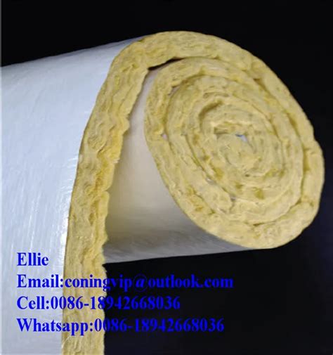 Fireproof Vinyl Faced Fiberglass Insulation Blanket Buy Glass Wool