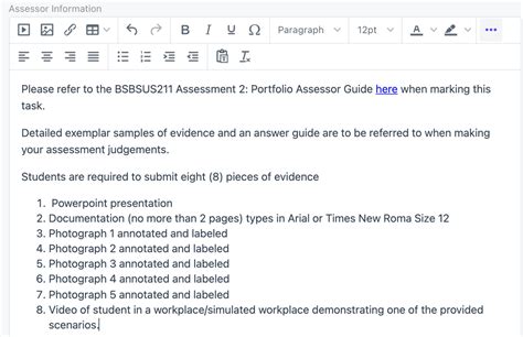 Scenario Creating An Rpl Assessment Axcelerate Support