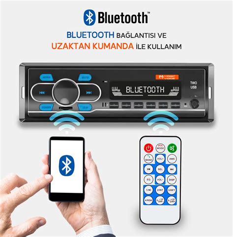 Magicvoice Mv Usb Sd Fm Aux Bluetooth Mekaniksiz Oto Teyp Fiyat